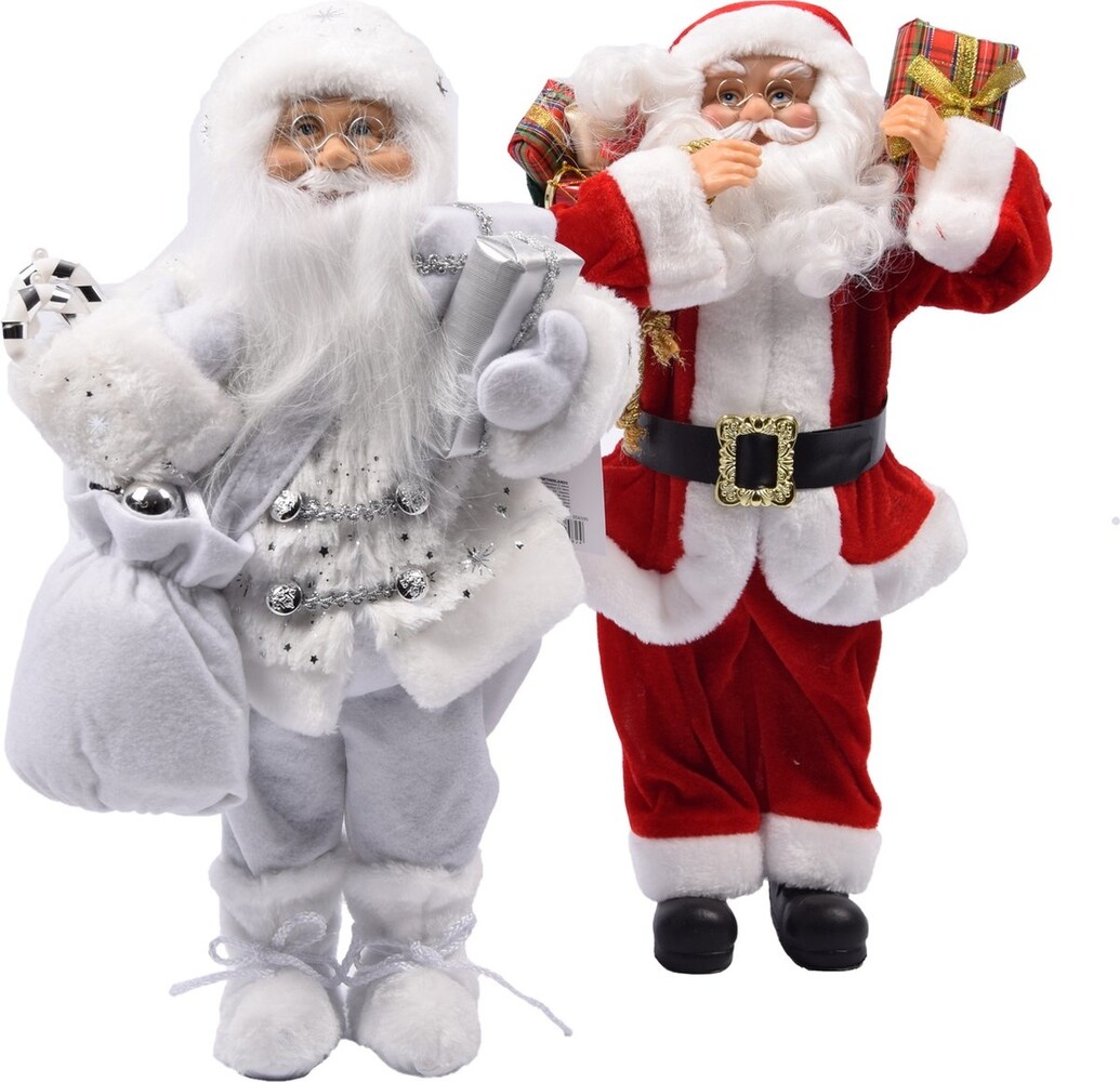 Discountershop Luxe Afgewerkte Kerst Decoratie | Kerstversiering | 57 CM | Grijs | Handgemaakt Kerstpop | Discountershop Luxe Afgewerkte Kerst Decoratie | Kerstversiering | 57 CM | Grijs | Handgemaakt Kerstpop |