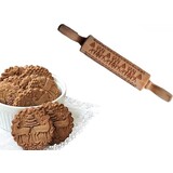 Discountershop Deegroller van hout voor kerstkoekjes | Gegraveerde Deegroller |kerstgebak| Uitsteekvormpjes |koekvormpjes| Koekjes | Koek | Discountershop Deegroller van hout voor kerstkoekjes | Gegraveerde Deegroller |kerstgebak| Uitsteekvormpjes |koekvormpjes| Koekjes | Koek |