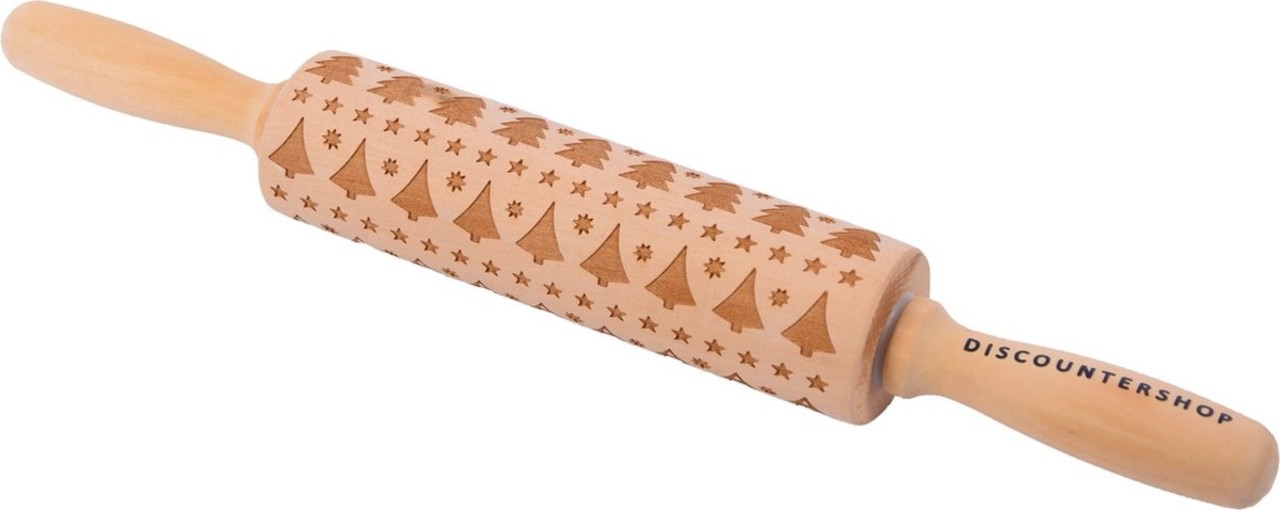 Discountershop Deegroller van hout voor kerstkoekjes | Gegraveerde Deegroller |kerstgebak| Uitsteekvormpjes |koekvormpjes| Koekjes | Koek | Discountershop Deegroller van hout voor kerstkoekjes | Gegraveerde Deegroller |kerstgebak| Uitsteekvormpjes |koekvormpjes| Koekjes | Koek |