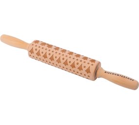 Discountershop Deegroller van hout voor kerstkoekjes | Gegraveerde Deegroller |kerstgebak| Uitsteekvormpjes |koekvormpjes| Koekjes | Koek | Discountershop Deegroller van hout voor kerstkoekjes | Gegraveerde Deegroller |kerstgebak| Uitsteekvormpjes |koekvormpjes| Koekjes | Koek |