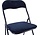 Klapstoel- Vouwstoel velvet zitvlak en rug bekleed - stoel - tafelstoel - klapstoel - donkerblauw - stoel - tafelstoel - klapstoel - Velvet klapstoel - Luxe klapstoel - Met kussentjes - Stoel - Stoelen - Klapstoelen - Stoeltje - Premium chair