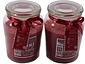 Set of 2 Delicious sweet scented candle in glass XL wax | berry Red| 10x15 cm 72 burning hours Set of 2 Delicious sweet scented candle in glass XL wax | berry Red| 10x15 cm 72 burning hours