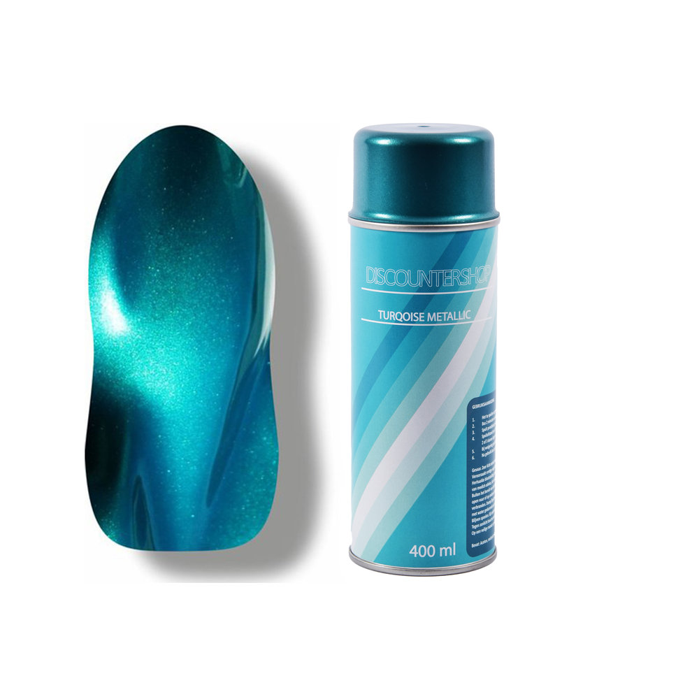 Spray paint Spray paint Aerosol turquoise metallic Varnish
