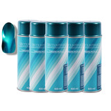 Merkloos 6x Spuitverf | Spuitlak | Spuitbus | turquoise metallic | Vernis | Sneldrogend | Transparant | Binnen & Buiten| 2400ml Merkloos 6x Spuitverf | Spuitlak | Spuitbus | turquoise metallic | Vernis | Sneldrogend | Transparant | Binnen & Buiten| 2400ml
