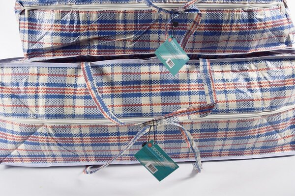 Discountershop Discountershop® Storage bag 130, 95 and 65 liters | Big shopper Jumbo shopper | Travel bag extra large | Large shopping bag | Pocket checked | Mega bag | Laundry bag | Shopping bag with zipper - 3 pieces -storage bag Discountershop Discountershop® Storage bag 130, 95 and 65 liters | Big shopper Jumbo shopper | Travel bag extra large | Large shopping bag | Pocket checked | Mega bag | Laundry bag | Shopping bag with zipper - 3 pieces -storage bag