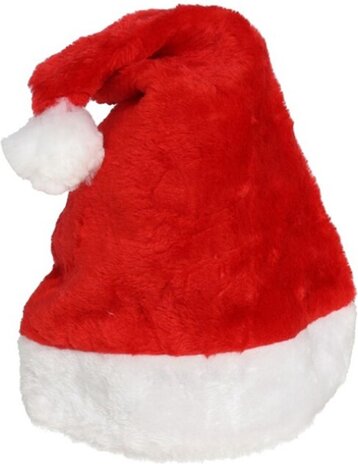 Discountershop 4 Pieces Santa Hat |Merry Christmas |100% Polyester Kids Luxury Christmas Hat | santa hats