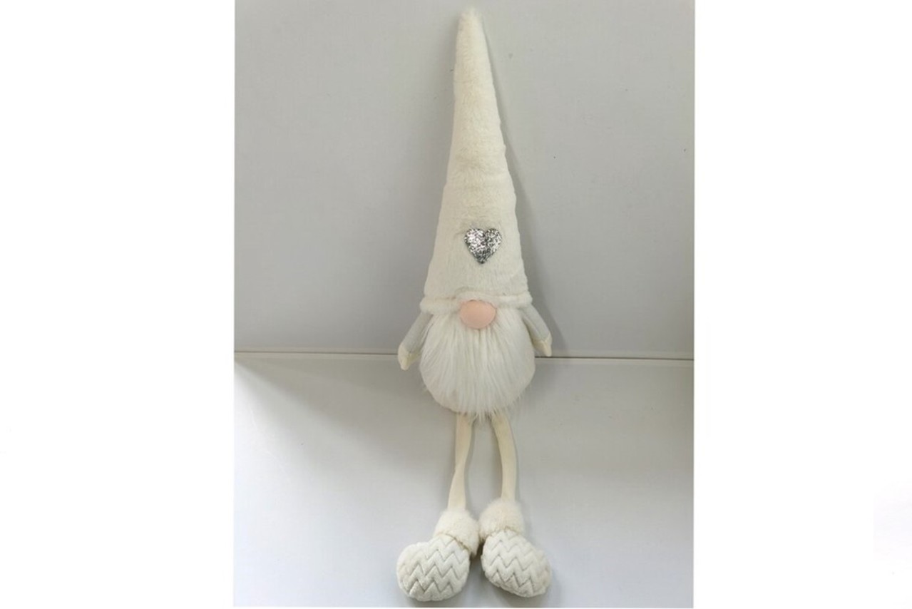 Discountershop Gnome kerstkabouter | Kerstdecoratie voor binnen | Kabouter Gnome Dwerg Kerst WIT 23X15X85 cm Discountershop Gnome kerstkabouter | Kerstdecoratie voor binnen | Kabouter Gnome Dwerg Kerst WIT 23X15X85 cm