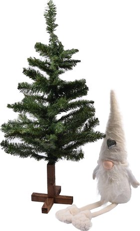 Discountershop Gnome kerstkabouter | Kerstdecoratie voor binnen | Kabouter Gnome Dwerg Kerst WIT 23X15X85 cm Discountershop Gnome kerstkabouter | Kerstdecoratie voor binnen | Kabouter Gnome Dwerg Kerst WIT 23X15X85 cm