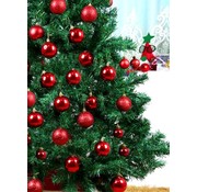 Discountershop Christmas balls round 94 pieces | Christmas balls in different sizes.
