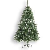 Discountershop Zilverspar Kunstkerstboom - 120 cm - 280 toppen met sneeuw Discountershop Zilverspar Kunstkerstboom - 120 cm - 280 toppen met sneeuw