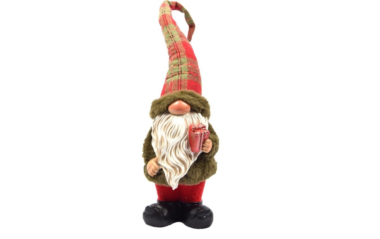 Discountershop 1 Pieces Christmas gnome in cute design | 12x10x50 |garden gnome for christmas decoration |decorative gnome room decoration for inside and outside |dwarf small Discountershop 1 Pieces Christmas gnome in cute design | 12x10x50 |garden gnome for christmas decoration |decorative gnome room decoration for inside and outside |dwarf small