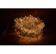 Discountershop Christmas Lights Cluster | Christmas | Christmas tree lighting | Extra warm white 1152 LED 8.5 meters transparent cable ? IP44 for indoor and outdoor use
