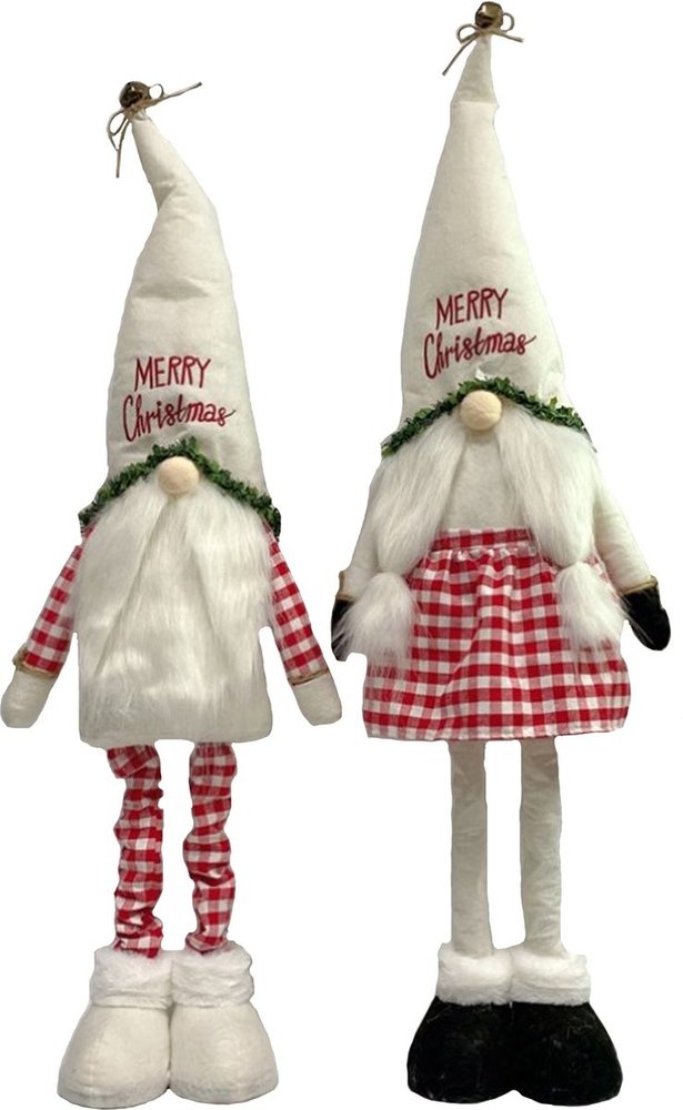 Discountershop Set of 2| Gnome Standing 100 cm and low to 75 cm |With Led |Christmas Gnome Pointed Hat| Stuffed with plush | christmas decoration| Santa Claus/Leprechaun Woman Beard| pop Discountershop Set of 2| Gnome Standing 100 cm and low to 75 cm |With Led |Christmas Gnome Pointed Hat| Stuffed with plush | christmas decoration| Santa Claus/Leprechaun Woman Beard| pop