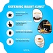 Discountershop Electric Milk Frother Stainless Steel - Frother Manual Milk Frother - Anti-caking Glass - Milk Frother - Wireless Milk Frother for Cappuccino - Latte Macchiato-BPA Free - Stainless Steel - Suitable for all types of Milk - Frothing and Heating