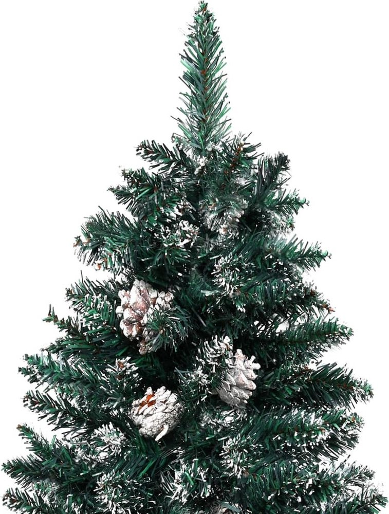 Discountershop Silver fir Artificial Christmas tree - 150 cm - 450 buds with snow Artificial Christmas tree - Green - 150 cm
