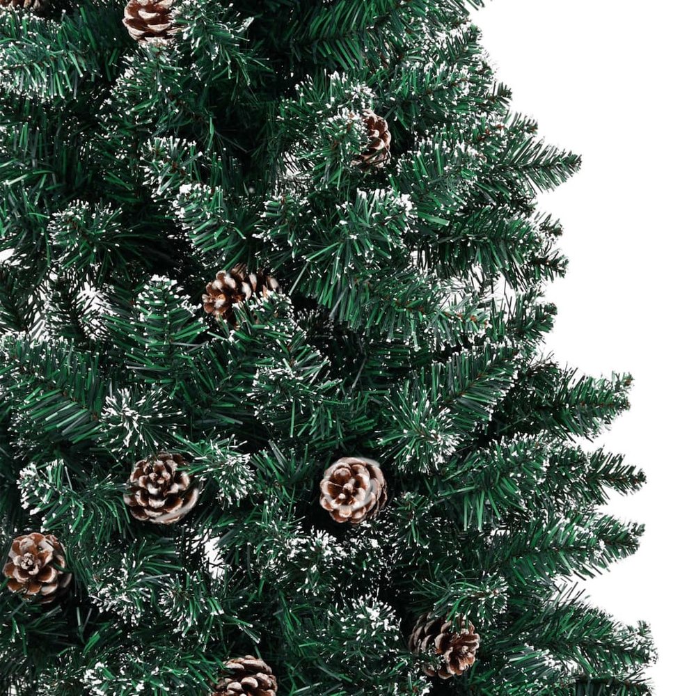 Discountershop Silver fir Artificial Christmas tree - 150 cm - 450 buds with snow Artificial Christmas tree - Green - 150 cm