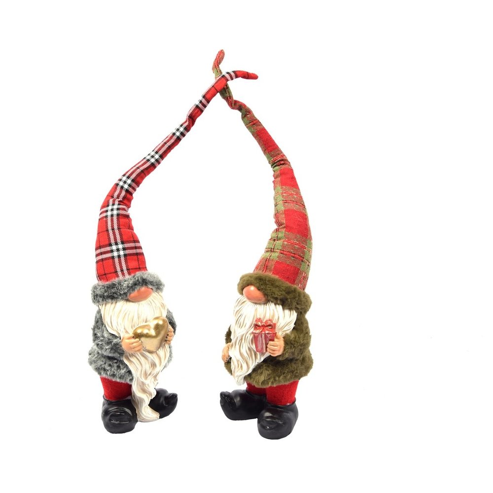 Ideen mit Herz Doe-het-zelf kabouter | 8-delige set om zelf een kabouterfiguur te knutselen | kerstdecoratie, kerstkabouter, decoratie voor Kerstmis (jonte, 25 cm