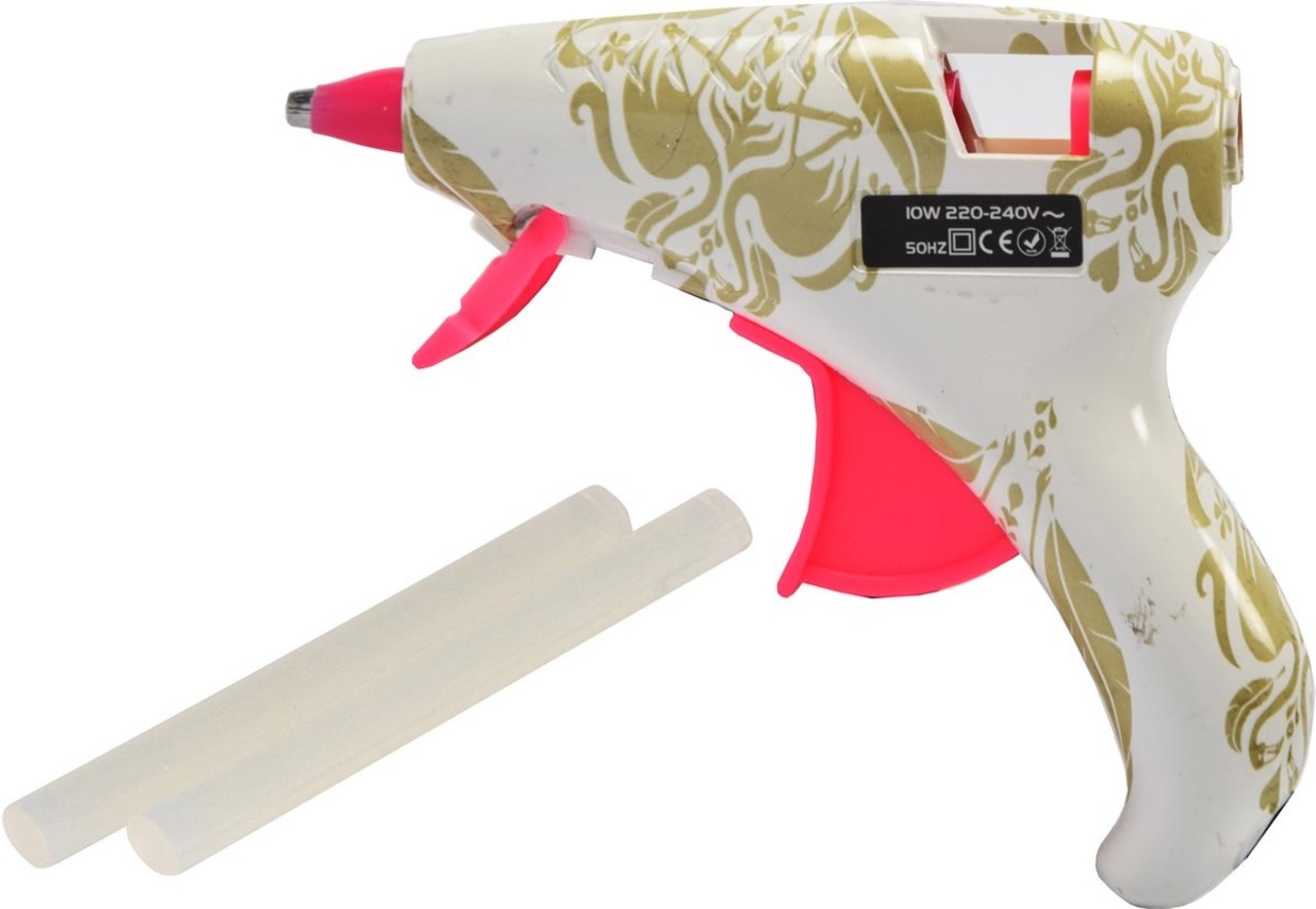 Merkloos Glue gun with glue sticks 10 w - 220-240 v - 50 HZ
