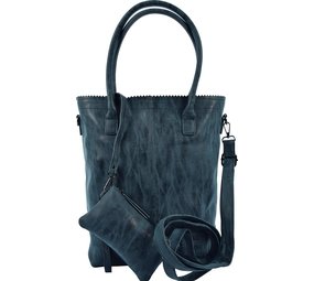 Bicky Bernard  Bicky Bernard Dames Shopper Navy - Donkerblauw - Tas met lang hengsel 180 cm Bicky Bernard  Bicky Bernard Dames Shopper Navy - Donkerblauw - Tas met lang hengsel 180 cm