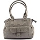 Bicky Bernard Bicky Bernard Omhang Schoudertas Ritsvakjes Trendy Tas - Cognac - Grijs Bicky Bernard Bicky Bernard Omhang Schoudertas Ritsvakjes Trendy Tas - Cognac - Grijs