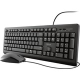 Trust Keyboard and mouse set Trust TKM-250 KEYBOARD AND MOUSE SET US - BUSINESS MODEL - Membrane keys - QWERTY Trust Keyboard and mouse set Trust TKM-250 KEYBOARD AND MOUSE SET US - BUSINESS MODEL - Membrane keys - QWERTY