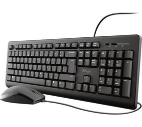 Trust Keyboard and mouse set Trust TKM-250 KEYBOARD AND MOUSE SET US - BUSINESS MODEL - Membrane keys - QWERTY Trust Keyboard and mouse set Trust TKM-250 KEYBOARD AND MOUSE SET US - BUSINESS MODEL - Membrane keys - QWERTY