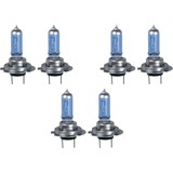 Grundig Voltage Automotive H7 Koplamp Gloeilamp Blue Eagle Helderder Upgrade voor Grootlicht Dimlicht Driving Mistlamp (paar)- H7 autolampen - H7 - 12V 55W - 6 Stuk | Blauw