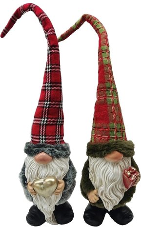 Discountershop 2x Kerst kabouter in schattig design | 12x10x50 |tuinkabouter voor kerst decoratie |decoratieve kabouter kamerdecoratie voor binnen en buiten |dwerg klein Discountershop 2x Kerst kabouter in schattig design | 12x10x50 |tuinkabouter voor kerst decoratie |decoratieve kabouter kamerdecoratie voor binnen en buiten |dwerg klein