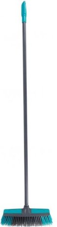 Merkloos Luxury Broom | Indoor And Outdoor Broom 130 X 33 Cm Grey/blue Merkloos Luxury Broom | Indoor And Outdoor Broom 130 X 33 Cm Grey/blue
