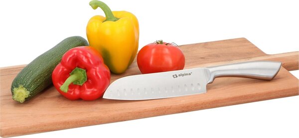 Alpina Alpina stainless steel santoku knife - 31.5 cm