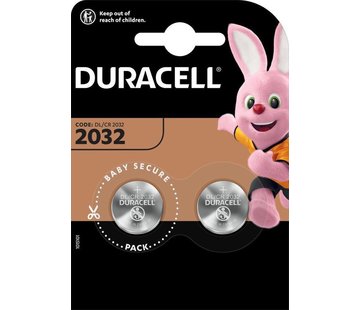 Duracell BATTERIJ DURACELL 3V DL / CR / BR / 2032 - 2 stuks