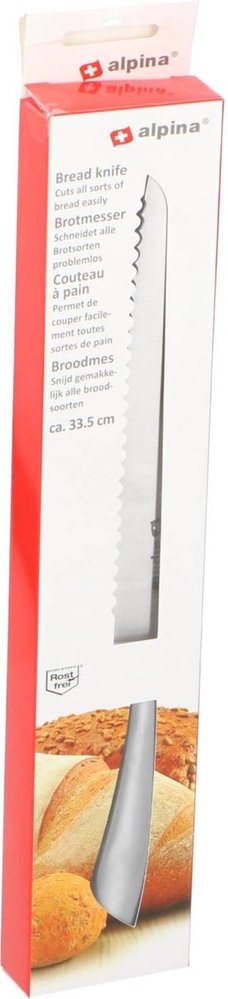 Alpina Alpina Bread Knife | 33.5cm | Stainless steel