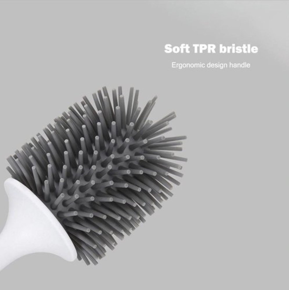 Discountershop WC Borstel in Houder - Hoge Kwaliteit - Wit - 9cmx41cm - Kwaliteitsvolle Toiletborstel en Houder Discountershop WC Borstel in Houder - Hoge Kwaliteit - Wit - 9cmx41cm - Kwaliteitsvolle Toiletborstel en Houder