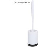 Discountershop Toilet Brush in Holder - High Quality - White - 9cmx41cm - Quality Toilet Brush and Holder Discountershop Toilet Brush in Holder - High Quality - White - 9cmx41cm - Quality Toilet Brush and Holder