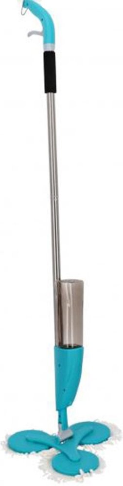 Merkloos Vloerwisser met reservoir 120 cm aluminium blauw.