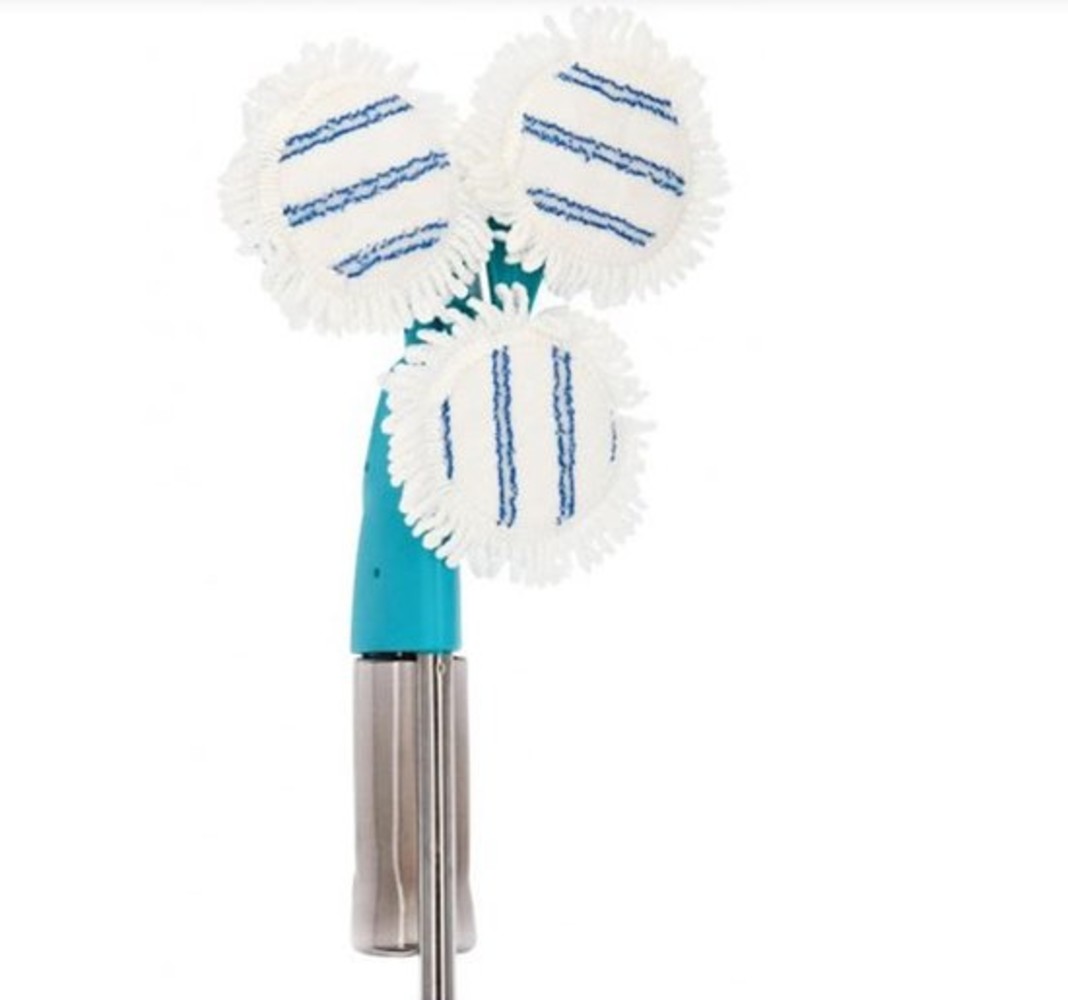 Merkloos Floor wiper with reservoir 120 cm aluminum blue. Merkloos Floor wiper with reservoir 120 cm aluminum blue.