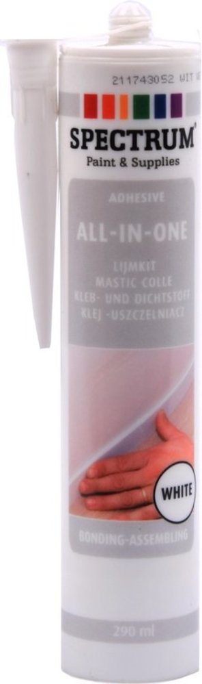 Merkloos Glue sealant - Glue white - All in one Glue sealant 290 ml - Glue sealant white - Glue sealant self-adhesive