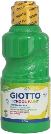 Giotto Giotto Plakkaatverf School Paint Junior 250 Ml Groen Giotto Giotto Plakkaatverf School Paint Junior 250 Ml Groen
