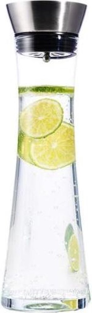 Merkloos  Waterkaraf - 1 Liter - Inclusief RVS Filter Merkloos  Waterkaraf - 1 Liter - Inclusief RVS Filter