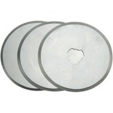 Discountershop Reservemes voor rolmes, Ø 45 mm, 3 st - Rolmes 3 stuks Reservemes Rolmes 45 Mm Staal – Stofschaar – Stof Snijder Roller – Rolmes 45 mm – Comfort – Rolmes stof – Naaien – Naaiset – Rolmes Voor Stof – Rolmessen – Snijmes Discountershop Reservemes voor rolmes, Ø 45 mm, 3 st - Rolmes 3 stuks Reservemes Rolmes 45 Mm Staal – Stofschaar – Stof Snijder Roller – Rolmes 45 mm – Comfort – Rolmes stof – Naaien – Naaiset – Rolmes Voor Stof – Rolmessen – Snijmes