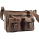 Bicky Bernard Bicky Bernard Dames schoudertas - Omhang Schoudertas Ritsvakjes Trendy Tas - Bruin Bicky Bernard Bicky Bernard Dames schoudertas - Omhang Schoudertas Ritsvakjes Trendy Tas - Bruin