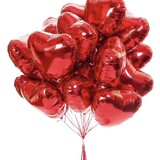 Merkloos balloons Hearts Balloons Red 10 Pieces | Foil Balloons set for Valentine's Day | Helium Balloon | Party Celebration Balloons | Romantic Decoration - 45cm Merkloos balloons Hearts Balloons Red 10 Pieces | Foil Balloons set for Valentine's Day | Helium Balloon | Party Celebration Balloons | Romantic Decoration - 45cm