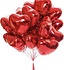 balloons Hearts Balloons Red 10 Pieces | Foil Balloons set for Valentine's Day | Helium Balloon | Party Celebration Balloons | Romantic Decoration - 45cm balloons Hearts Balloons Red 10 Pieces | Foil Balloons set for Valentine's Day | Helium Balloon | Party Celebration Balloons | Romantic Decoration - 45cm