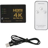 Discountershop HDMI Switch Splitter 3 in 1 Out HDMI Switch Selector 3 Port Box with IR Remote HDMI 1.4 HDCP Support 4K Ultra HD 3D 3840/2160P/1080P Discountershop HDMI Switch Splitter 3 in 1 Out HDMI Switch Selector 3 Port Box with IR Remote HDMI 1.4 HDCP Support 4K Ultra HD 3D 3840/2160P/1080P