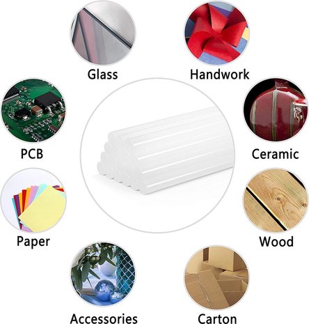 Discountershop Lijmpistool vullingen 11 mm bij 290MM - Lijmsticks - Lijmstift - Lijmpistool – Lijmpatronen - 1 Kilogram lijmpistool vulling Discountershop Lijmpistool vullingen 11 mm bij 290MM - Lijmsticks - Lijmstift - Lijmpistool – Lijmpatronen - 1 Kilogram lijmpistool vulling