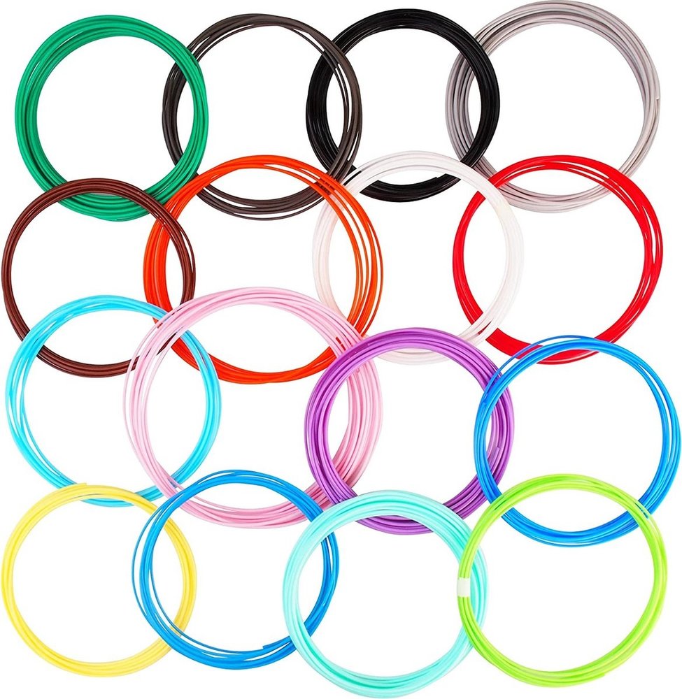 Discountershop 3D pen refills - PLA - 30 colors - 3D pen filament -3 meters per color - refill - Glow in the dark - templates - Refill Discountershop 3D pen refills - PLA - 30 colors - 3D pen filament -3 meters per color - refill - Glow in the dark - templates - Refill