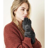 Merkloos Handschoenen Dames Handschoenen Warm Touch zwart - Trendy handschoenen voor winter suède look- Touchscreen handschoenen