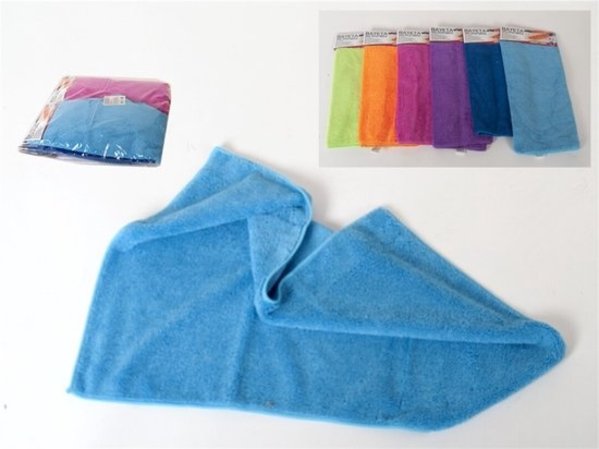 Merkloos 6x pieces of microfiber household/cleaning cloth colored high quality - 40x60 cm - Dishcloths - Wonder cloths - Microfiber cloths Merkloos 6x pieces of microfiber household/cleaning cloth colored high quality - 40x60 cm - Dishcloths - Wonder cloths - Microfiber cloths