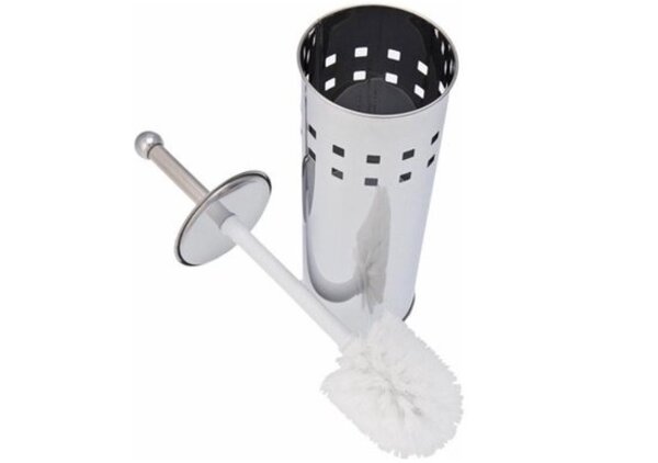 Merkloos Stainless steel toilet brush in holder - Toilet brush holder - Toilet brush Stainless steel brush with holder Merkloos Stainless steel toilet brush in holder - Toilet brush holder - Toilet brush Stainless steel brush with holder