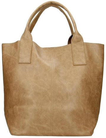 Enrico Benetti Enrico Benetti Caen Handtas - Dames - Kunstleer - Taupe Enrico Benetti Enrico Benetti Caen Handtas - Dames - Kunstleer - Taupe